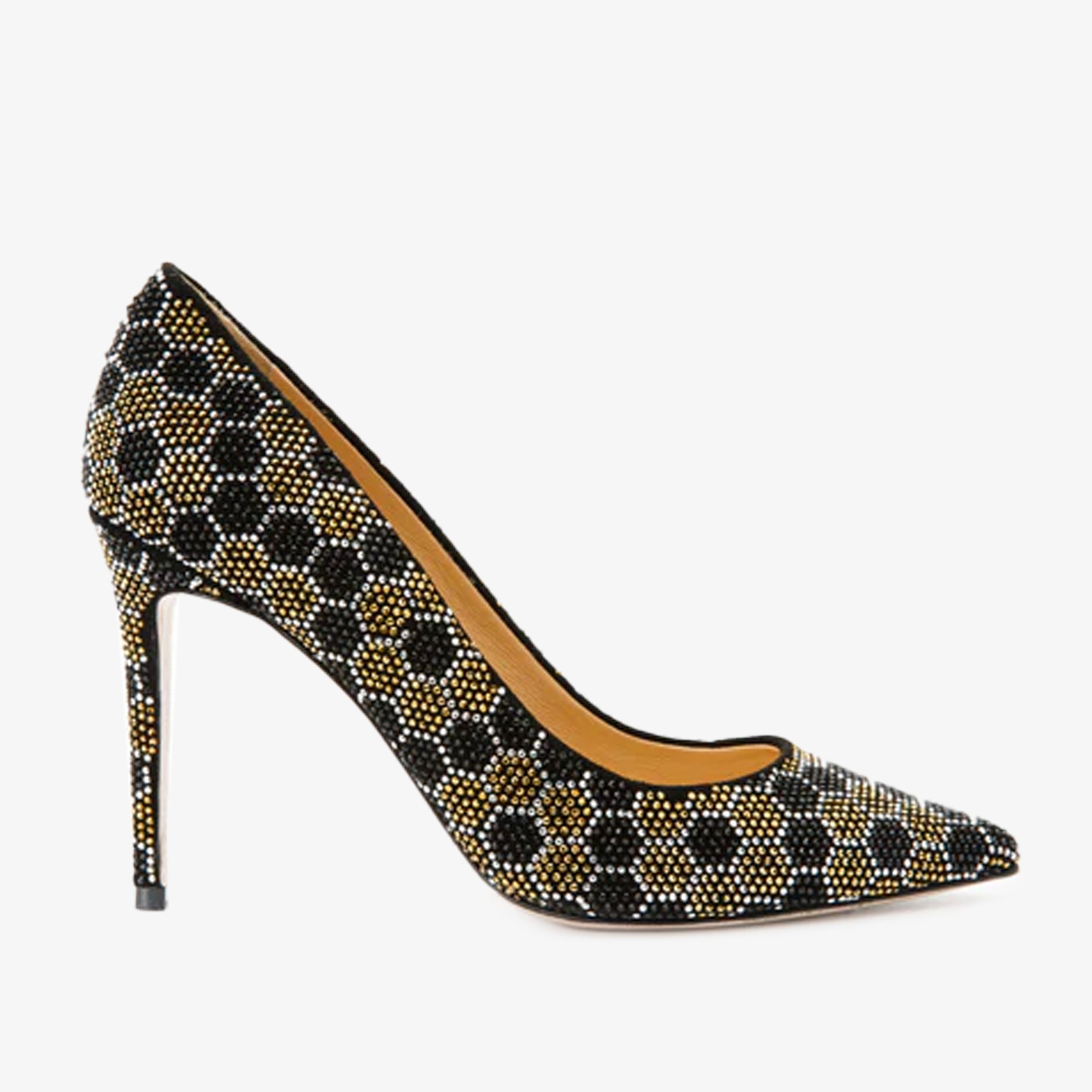 Black and gold glitter shoes online