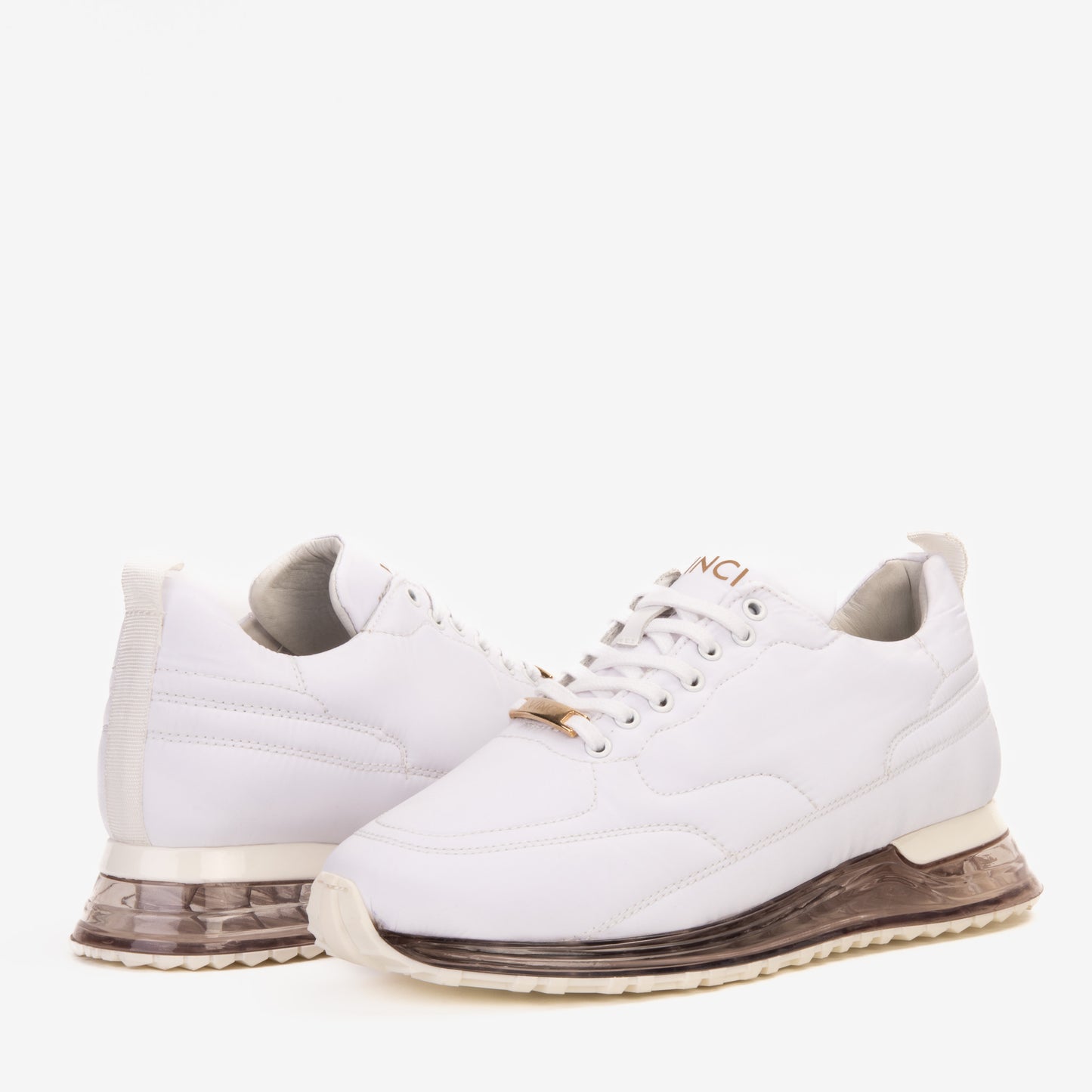 Zapatillas de deporte de cuero blanco Lexington para hombre