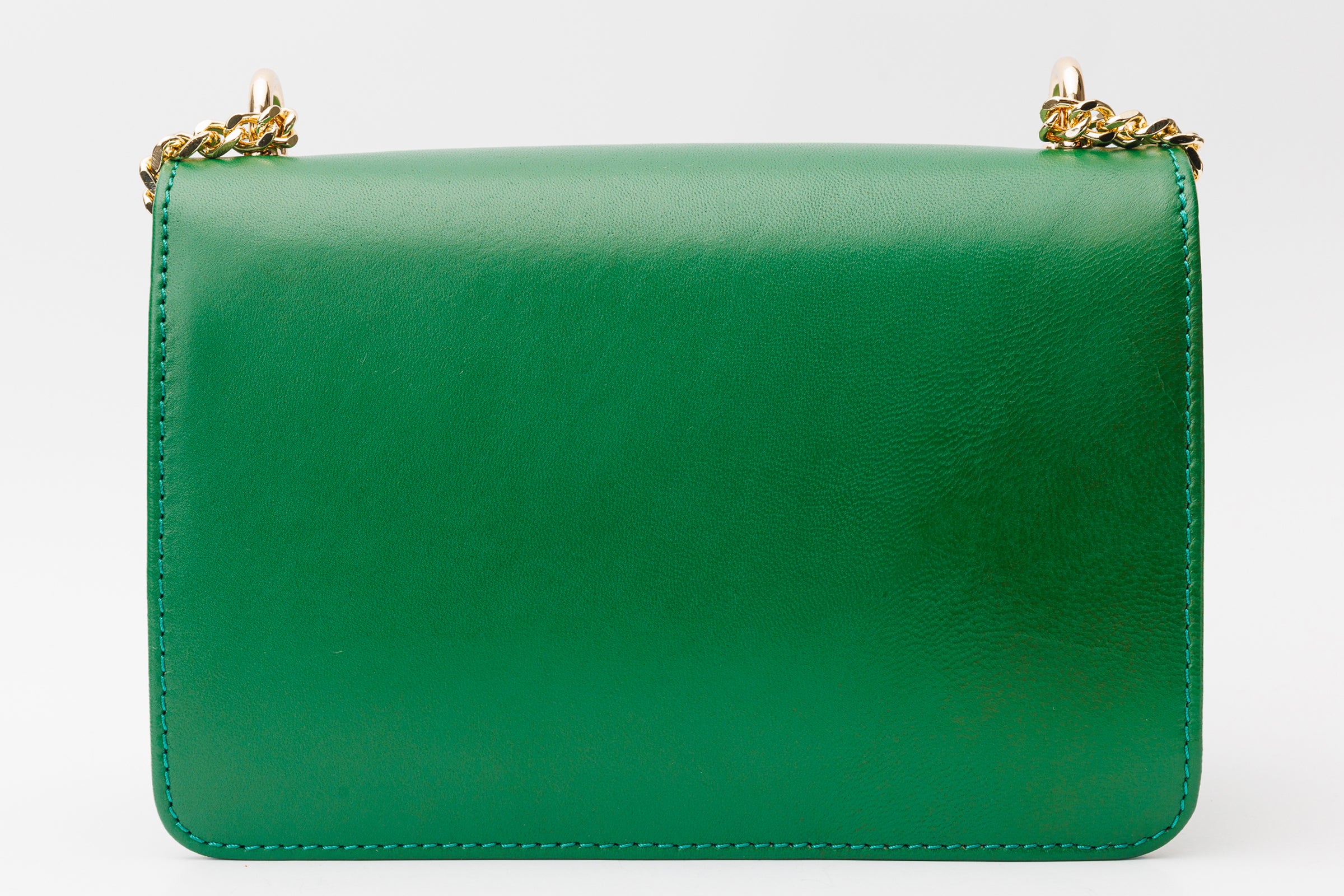 Emerald green leather clearance handbag