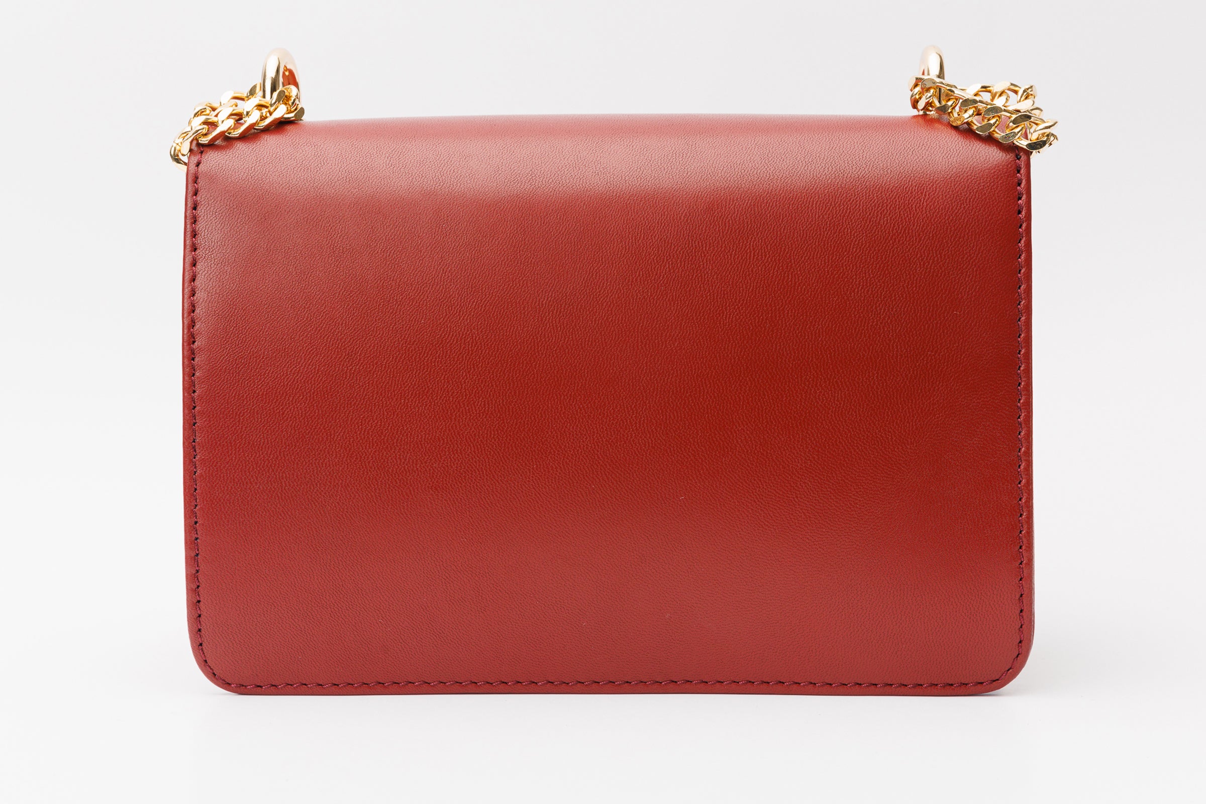 Dark red clutch online bag