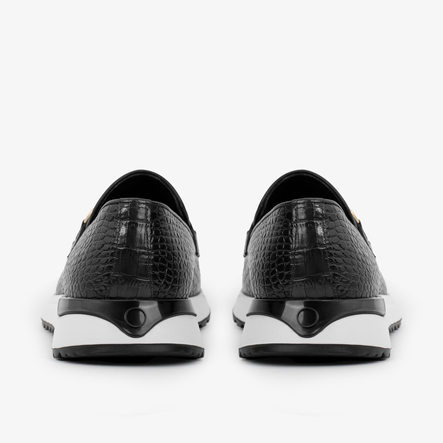 The Padova Black Leather Men Sneaker