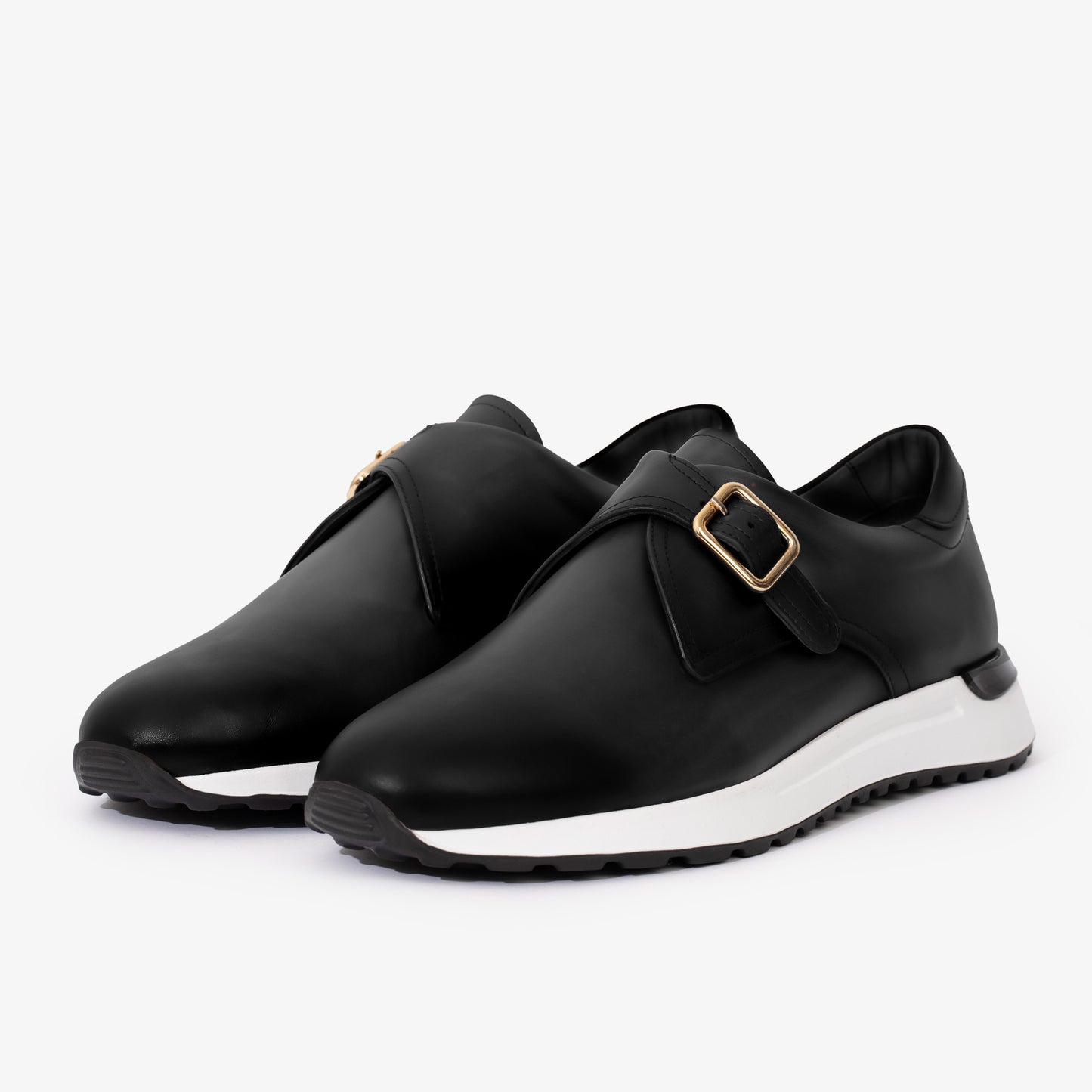 The Torino Black Leather Men Sneaker