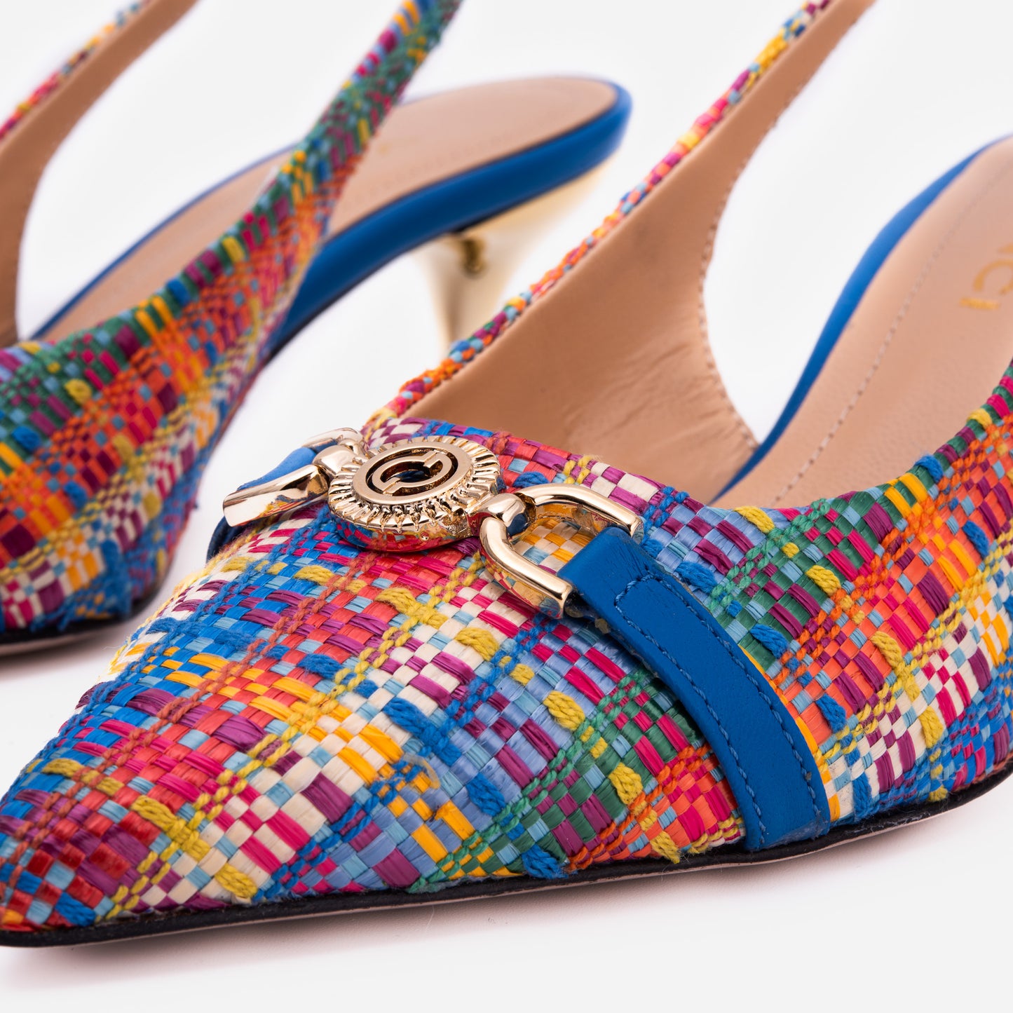 La Sandalia de Cuero Slingback para Mujeres Zoe