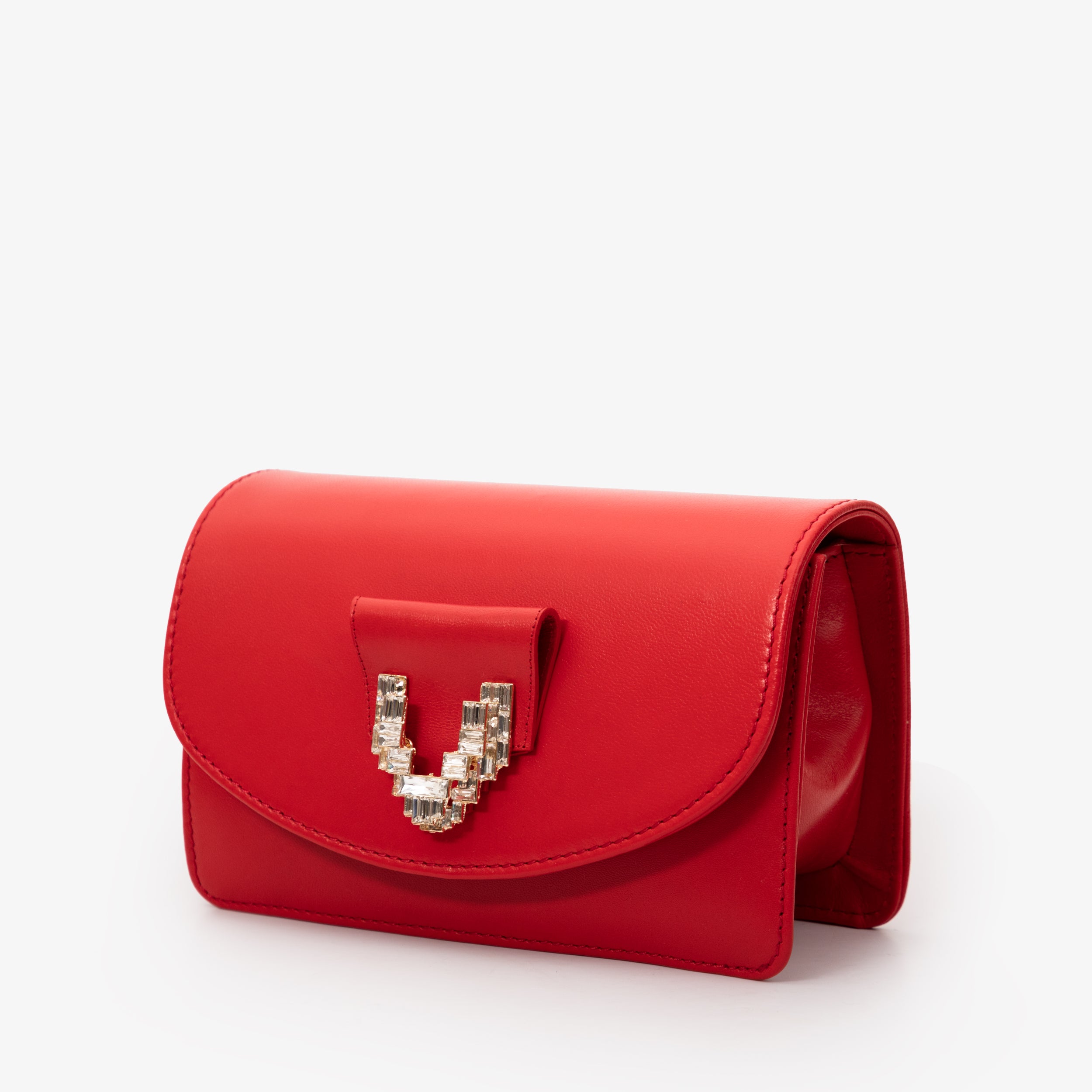 The Love Red  Leather Handbag