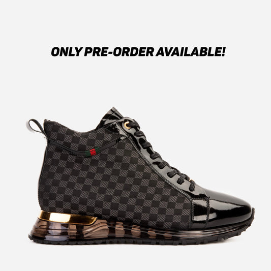 The Monte Carlo Black High-Top Men Sneaker Limited Edition