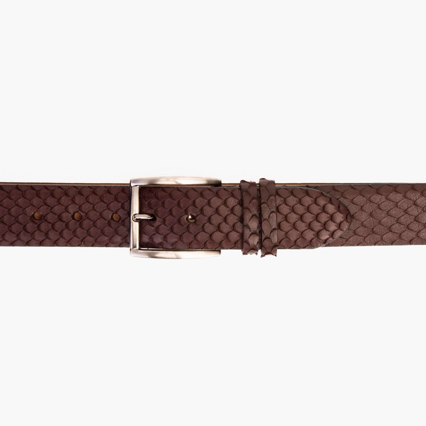 The Majesty Burgundy Leather Belt