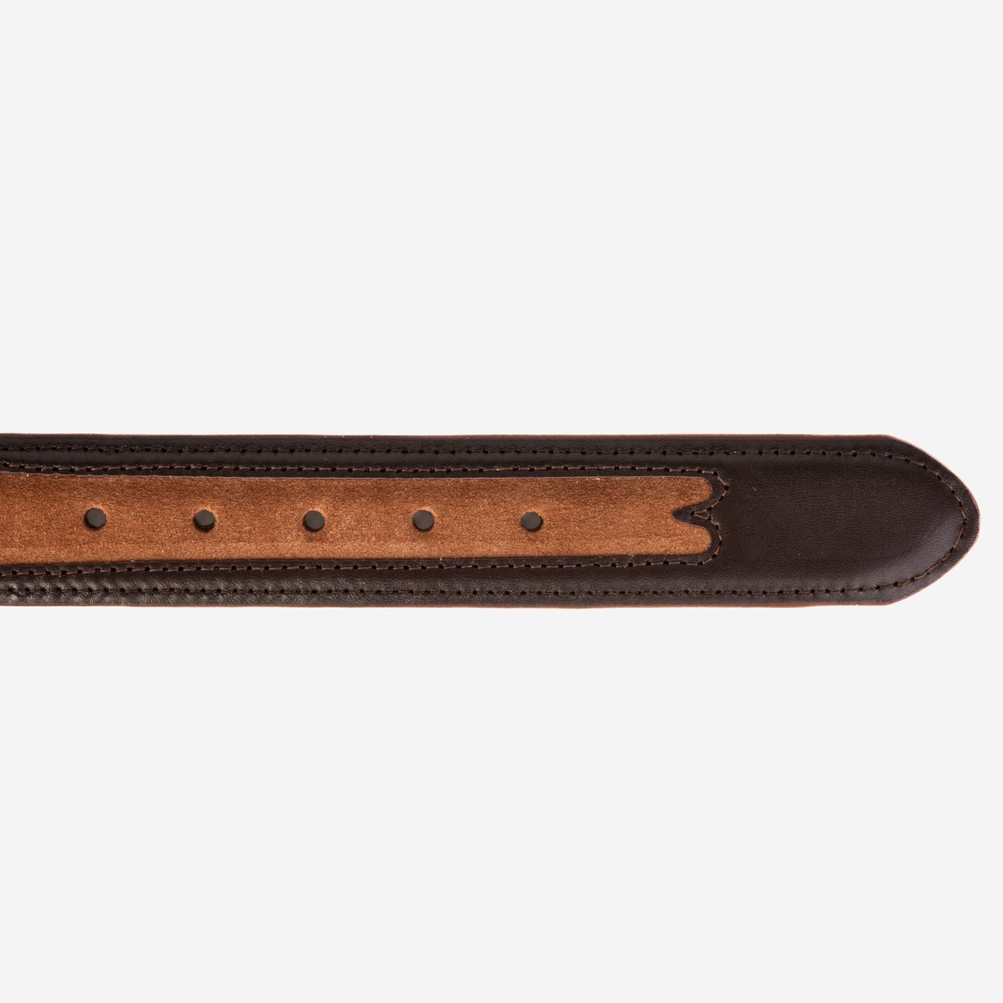 The Regent Brown Leather Belt