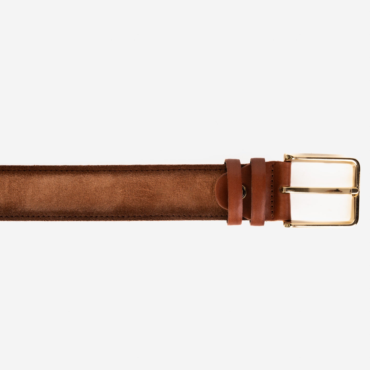 The Regent Brown Leather Belt