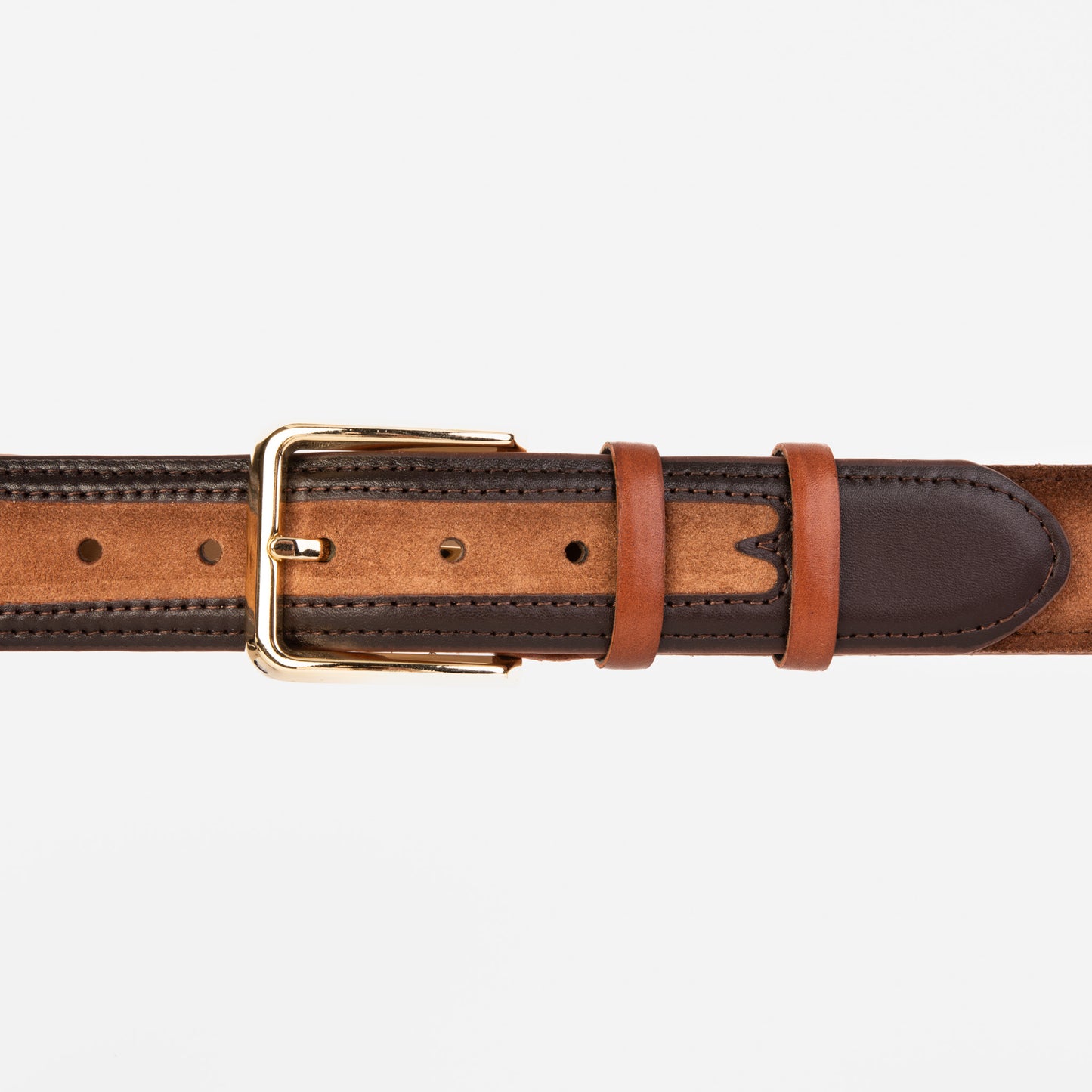 The Regent Brown Leather Belt