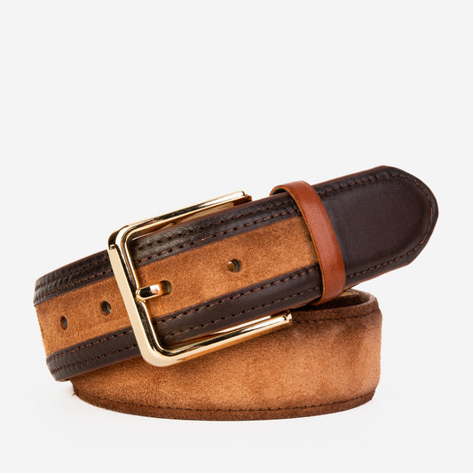 The Regent Brown Leather Belt