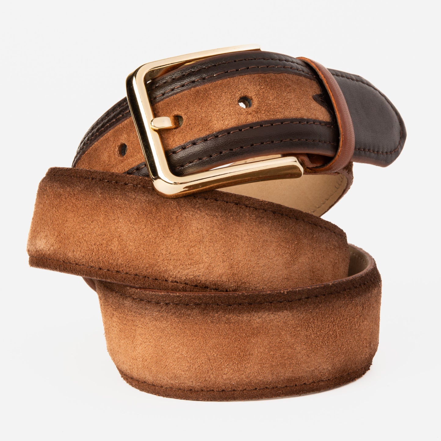 The Regent Brown Leather Belt