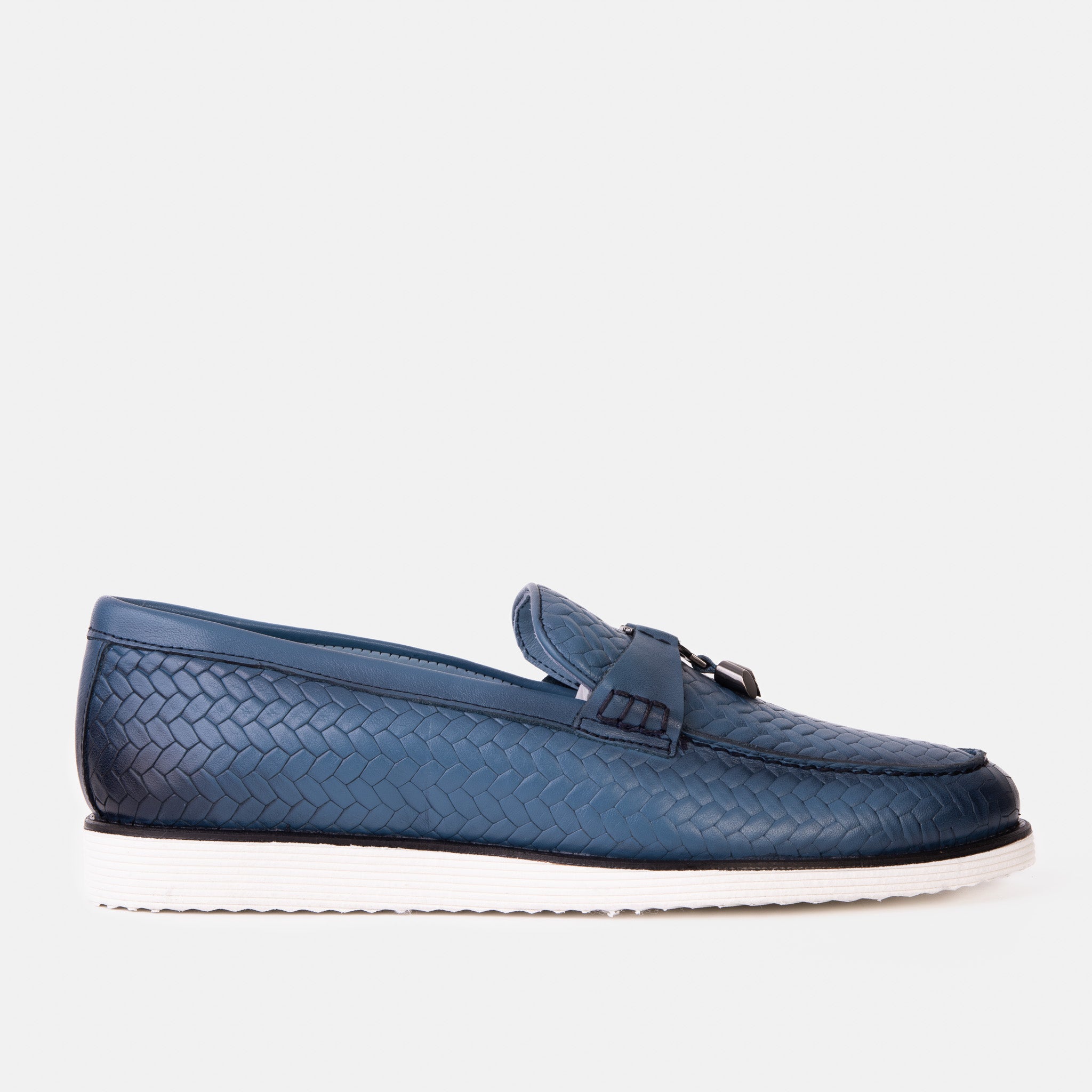 The Sperry Jeans Blue Leather Tassel Loafer Men Shoe