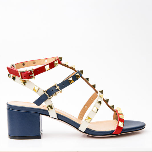 The Nejapa Multicolor Multi Strap Leather Women Sandal