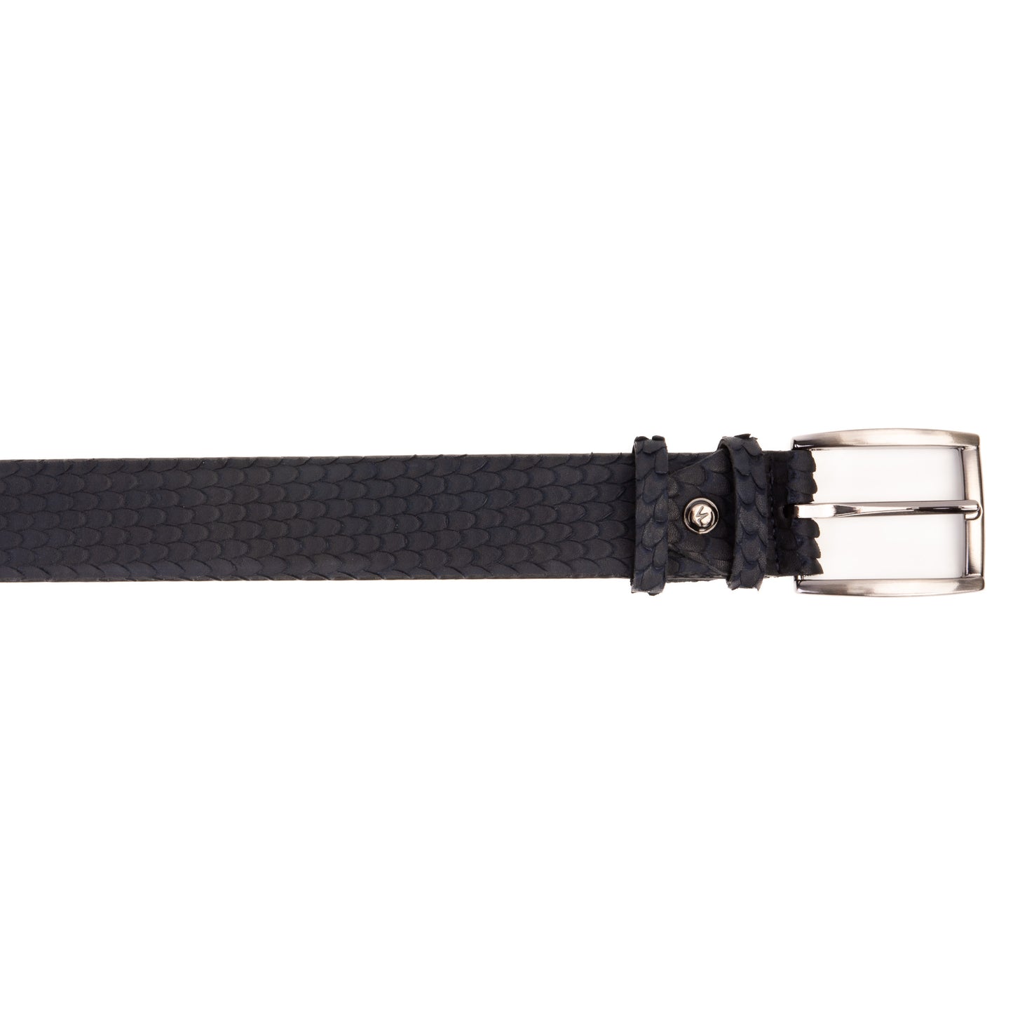 The Majesty Navy Blue Leather Belt