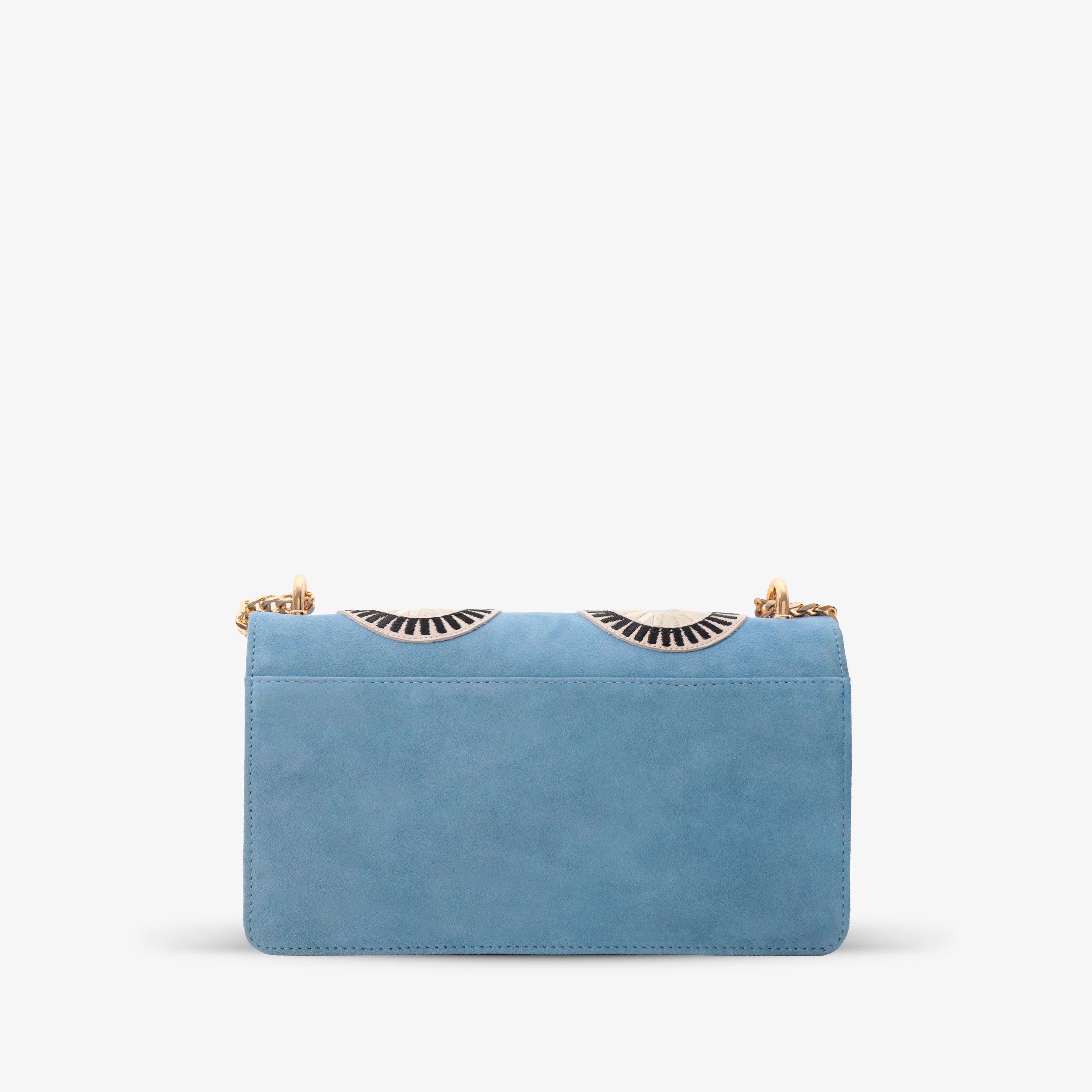 Blue discount suede purse