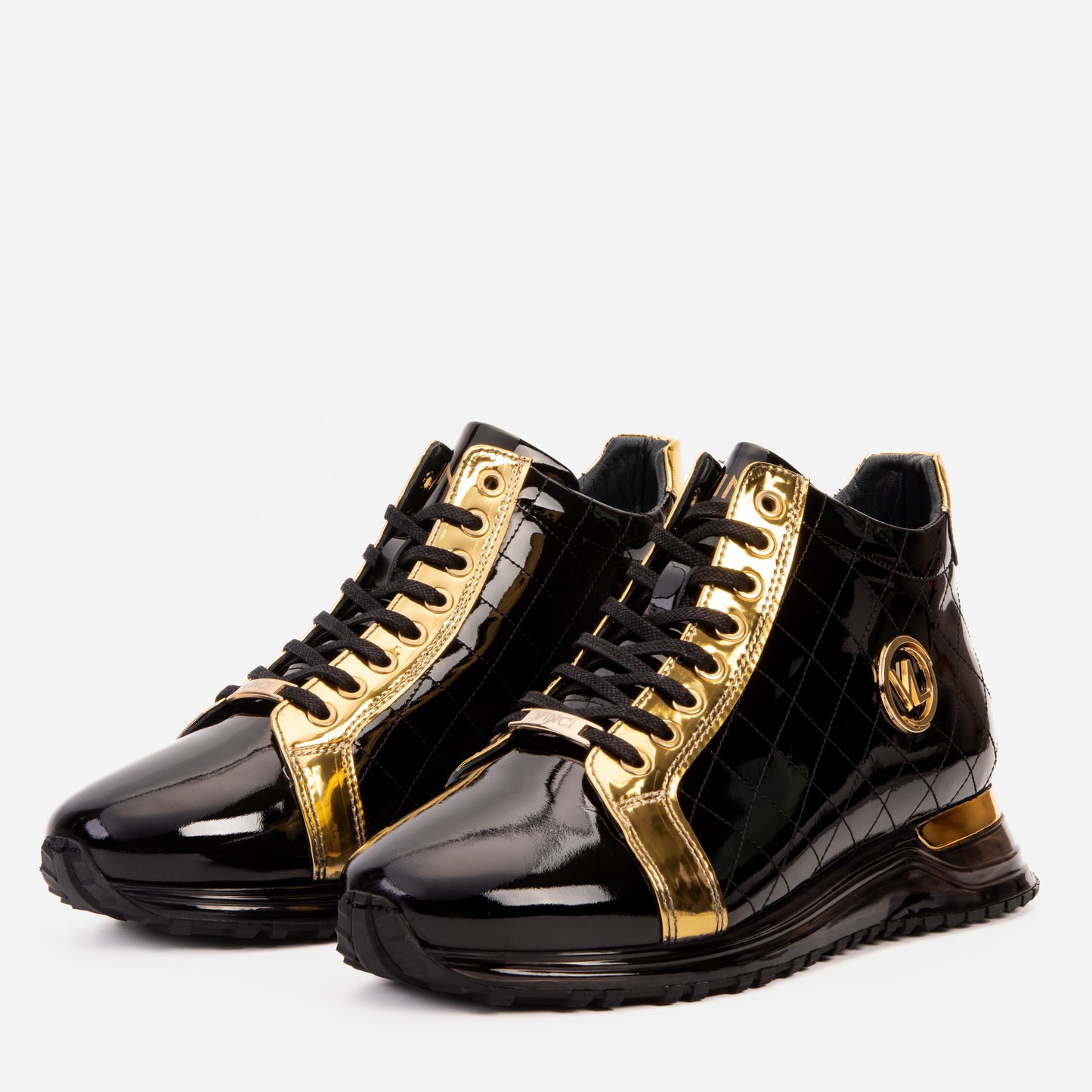 The Prestige Black & Gold  Limited Edition  High-Top Men Sneaker 