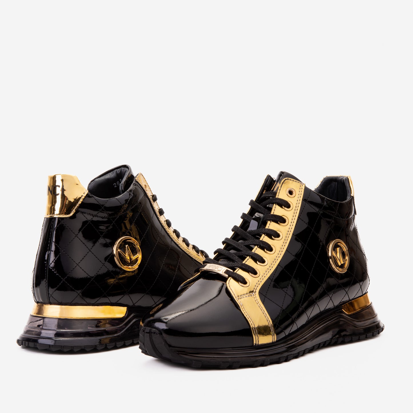 The Prestige Black & Gold  Limited Edition  High-Top Men Sneaker 