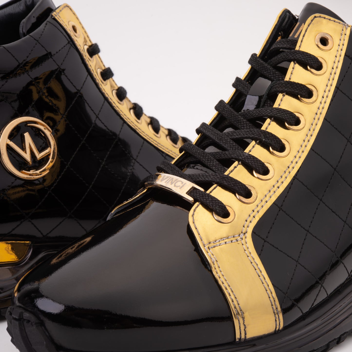 The Prestige Black & Gold  Limited Edition  High-Top Men Sneaker 