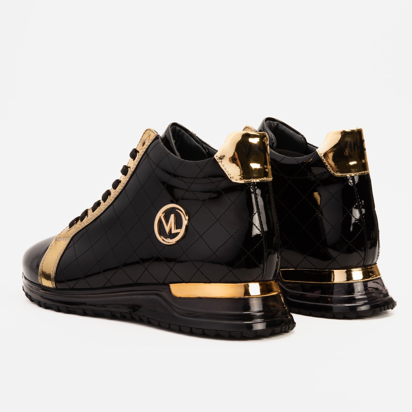 The Prestige Black & Gold  Limited Edition  High-Top Men Sneaker 