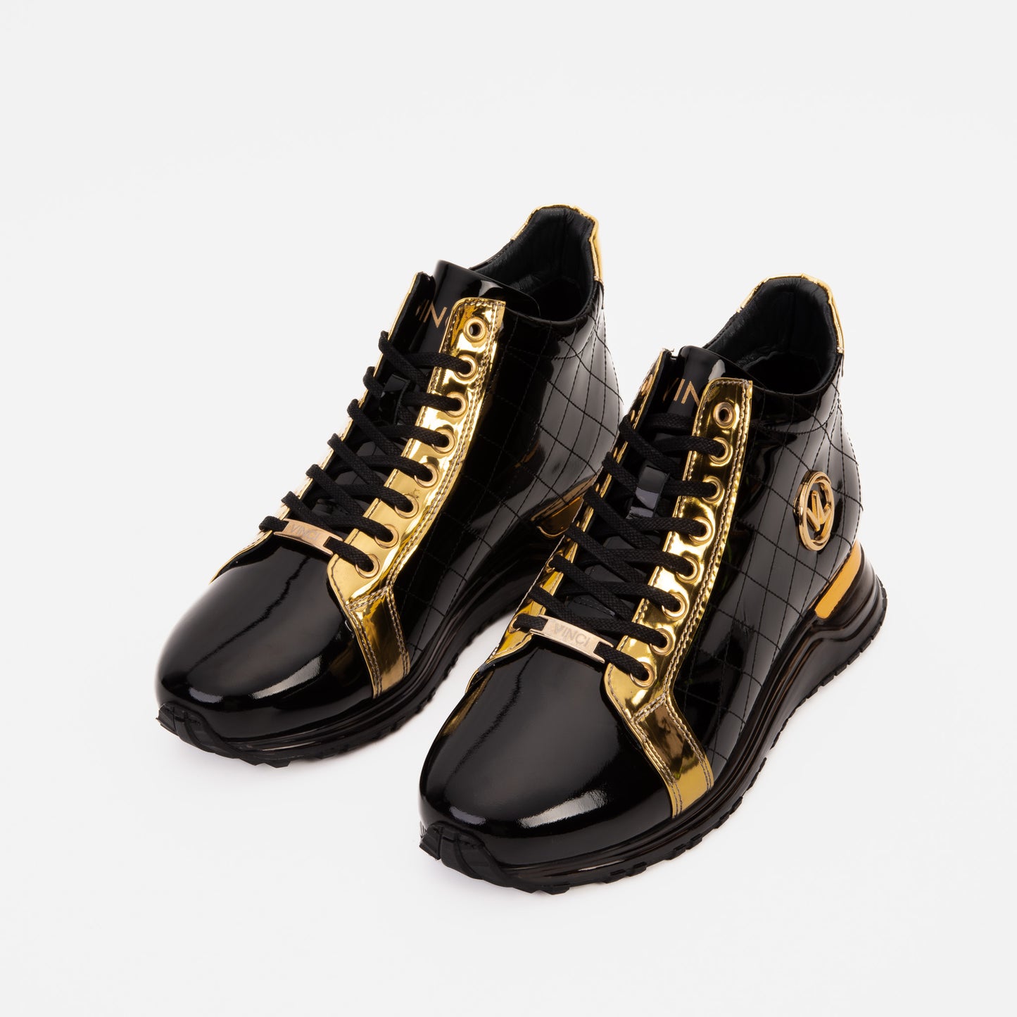 The Prestige Black & Gold  Limited Edition  High-Top Men Sneaker 