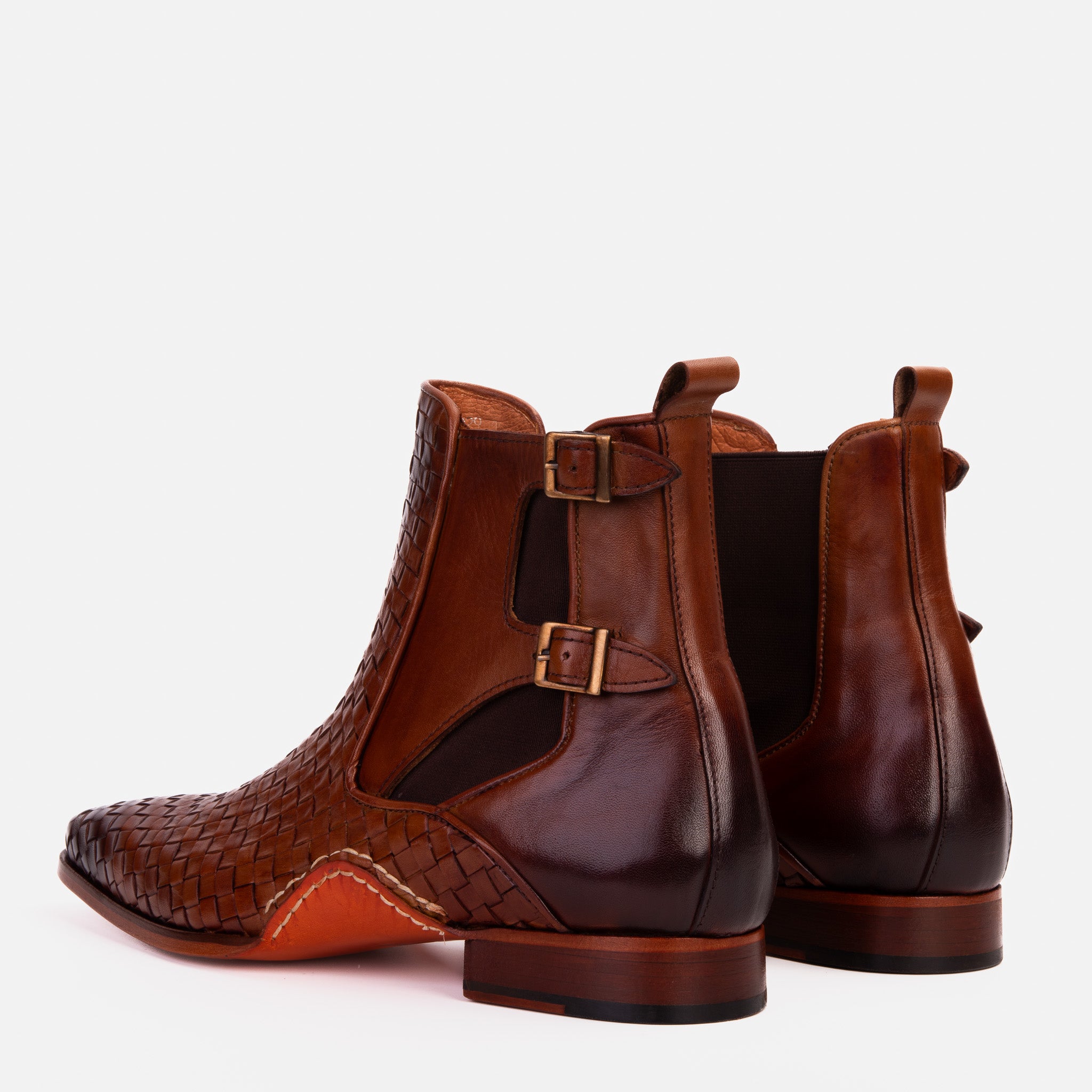 Double monk strap boots online