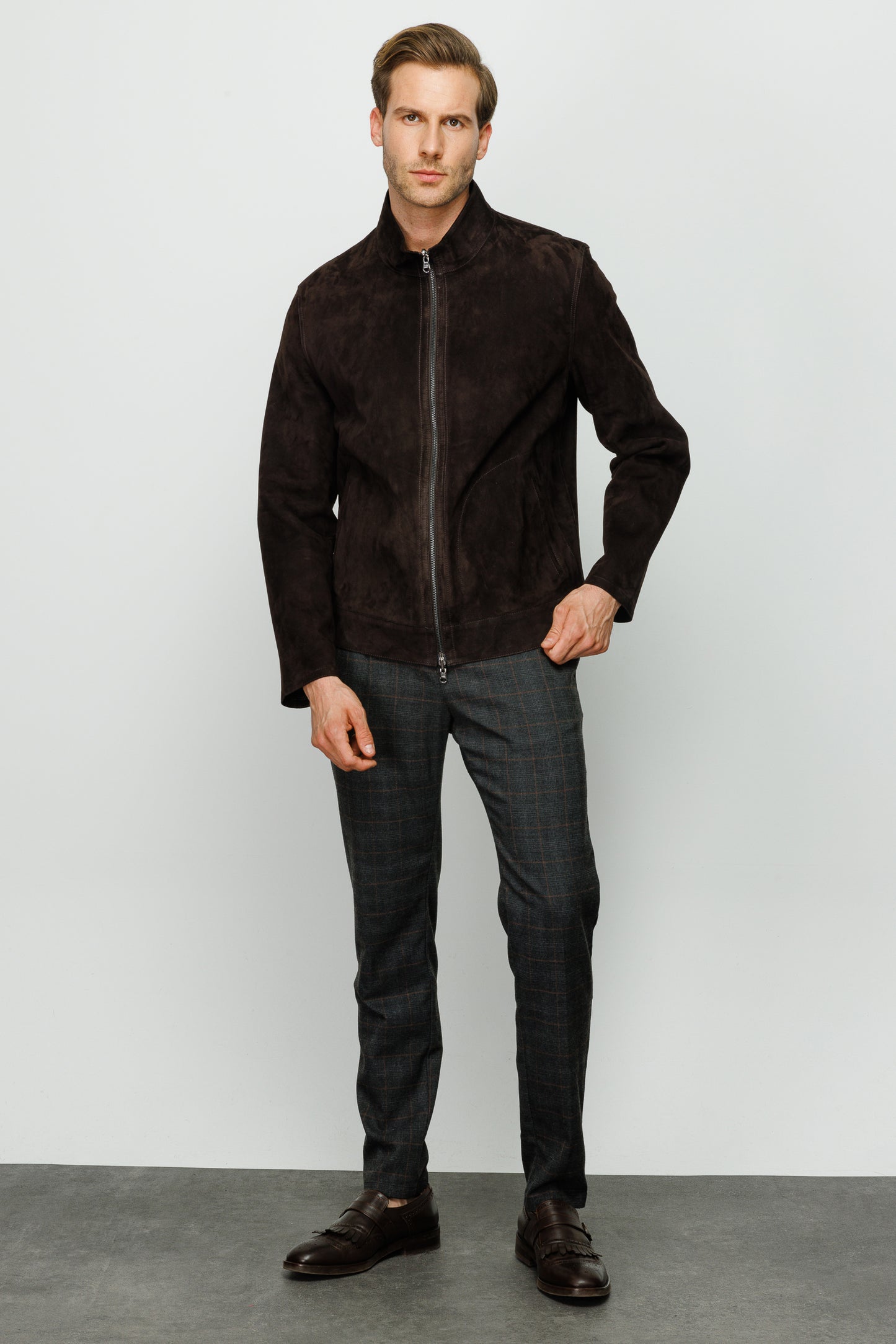 The Alba Black Leather Men Jacket