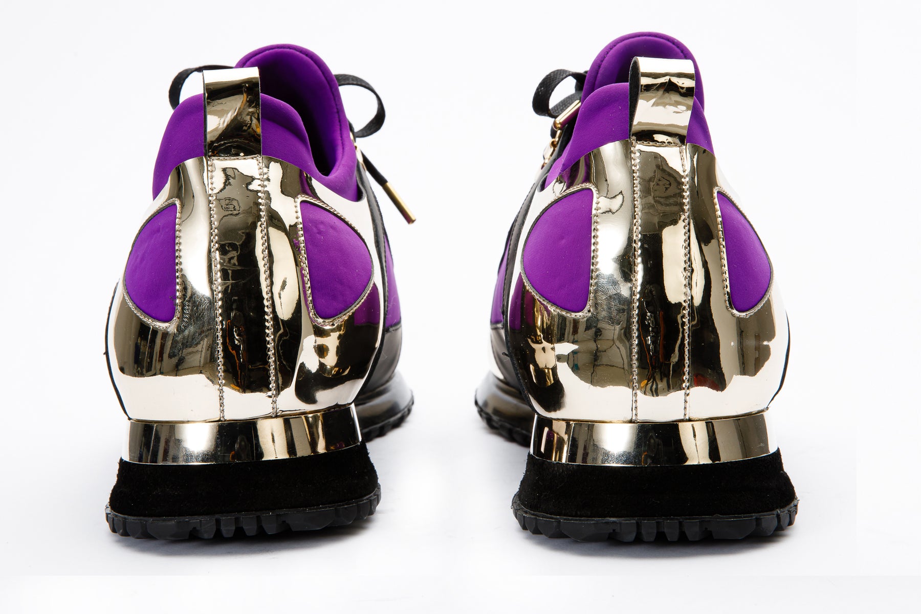 The Emir Purple Leather Sneaker For Men Limited Edition – Vinci