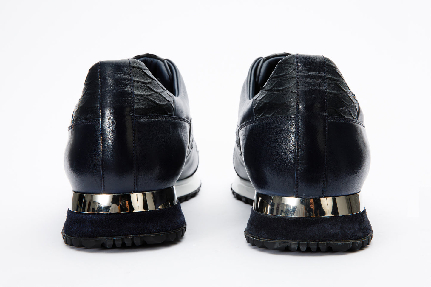 The Mugla Navy Snk Leather Men Sneaker Final Sale!