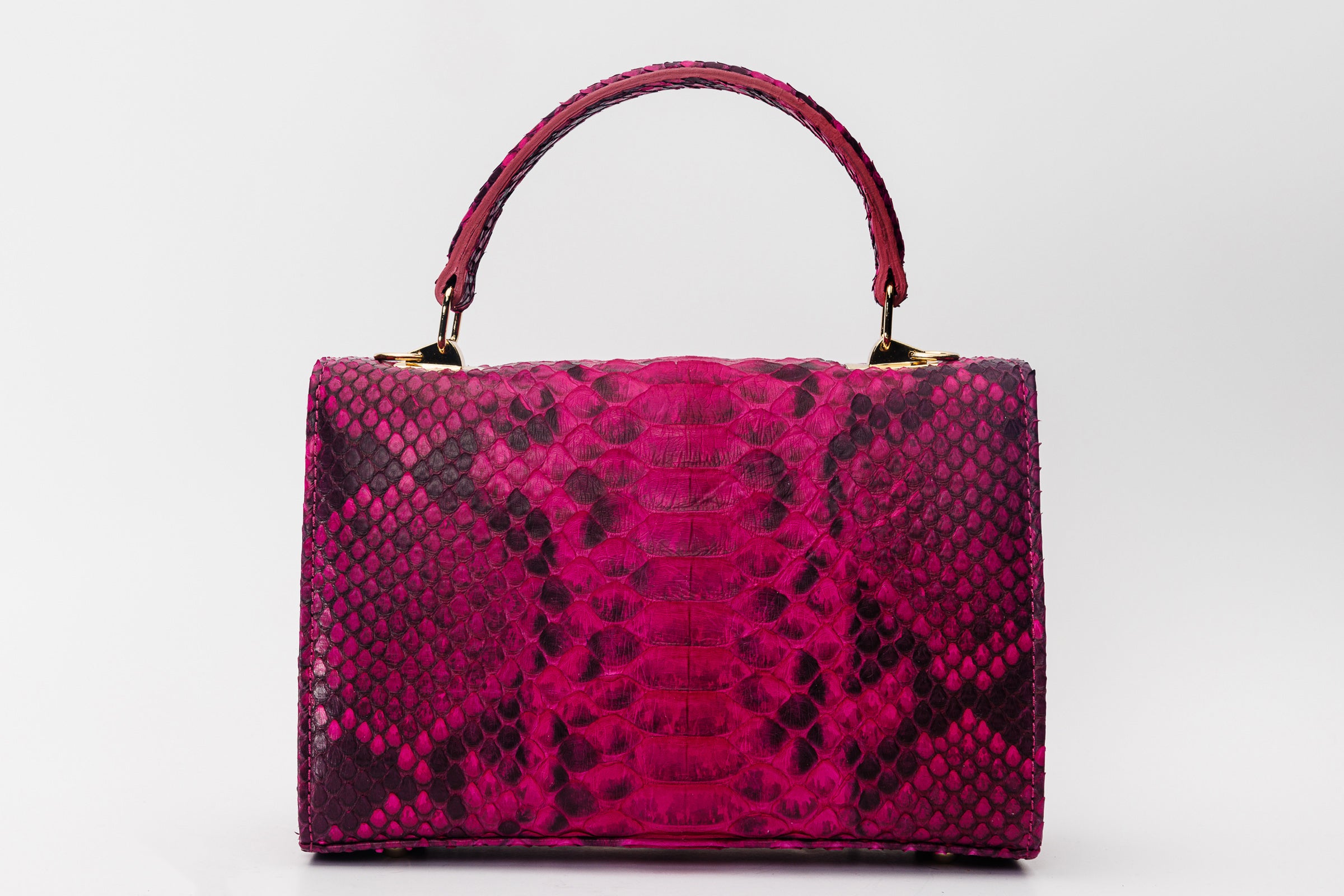 Fuchsia discount leather handbag