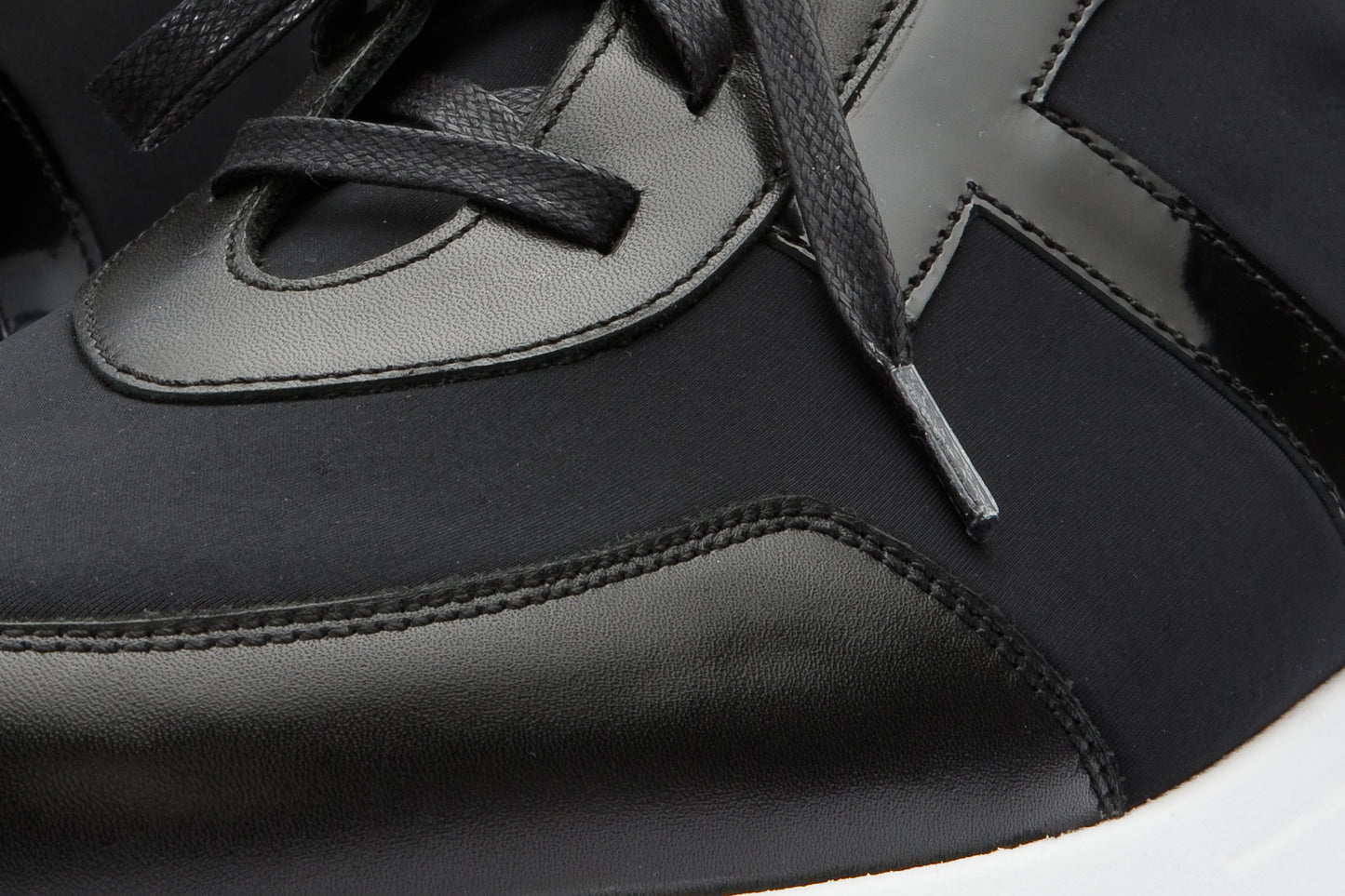 The Nebreska Black Leather Men Sneaker – Vinci Leather Shoes