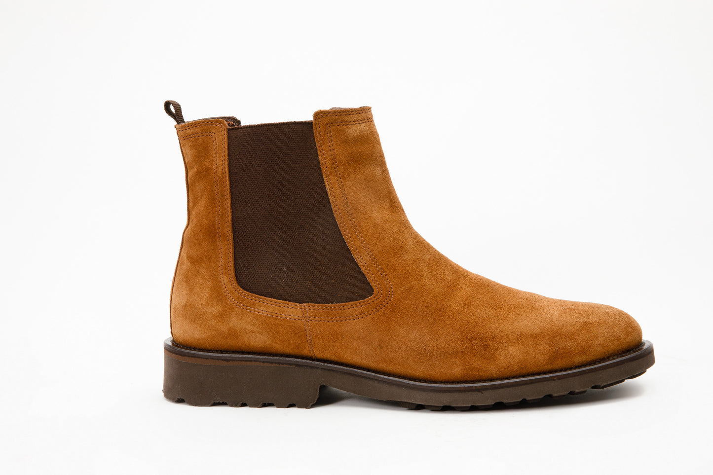 The Nayrobi Tan Suede Leather Chelsea Casual Men Boot  Final Sale!